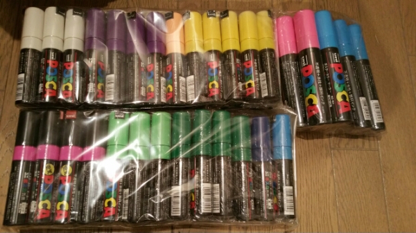 ポスカ　ペイントマーカー　まとめて１００本以上　大量