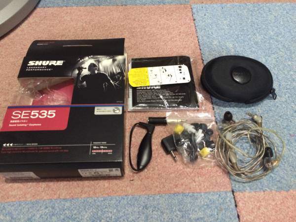 SHURE SE535 イヤホン 高遮音性 ケース付き SHURE シュア SE535 【公式