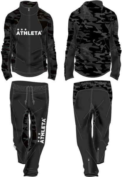 ATHLETA アスレタ ジャージ 上下セット カモフラ柄 L ATHLETA アスレタ 新作 カモフラジャージ上下セットb O XL アスレタ