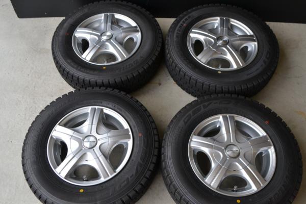 バリ山 15年 スタッドレス 4J +42 145R12 6PR 軽トラ 軽バン 等