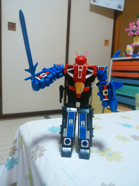 光戦隊マスクマン、グレートファイブロボ(ミニプラ当時物）