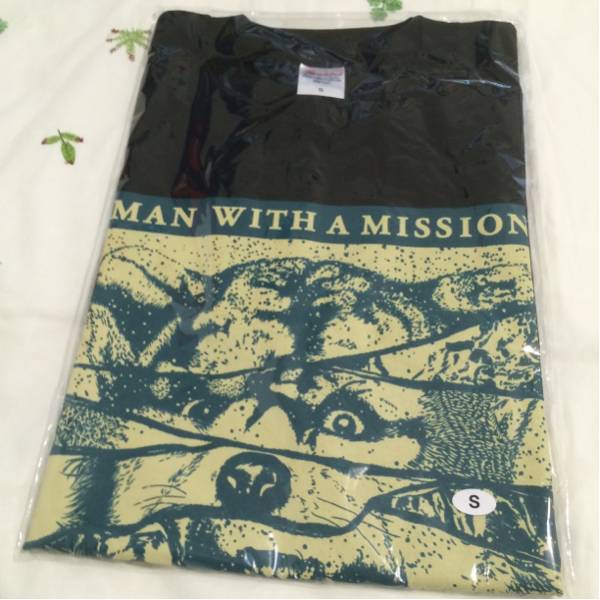 新品 マンウィズ Tシャツ＆ロングTシャツ Sサイズ 　古参　フォロワー割引 マンウィズ t シャツ ChefツアーロンTシャツ MAN WITH A MISSION