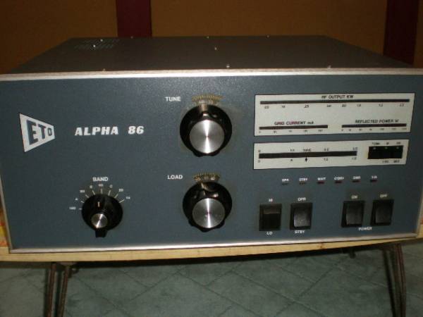 ALPHA86 ETO リニアアンプ 3CX800A7 リニア Alpha - ほぼ未使用 DXV500