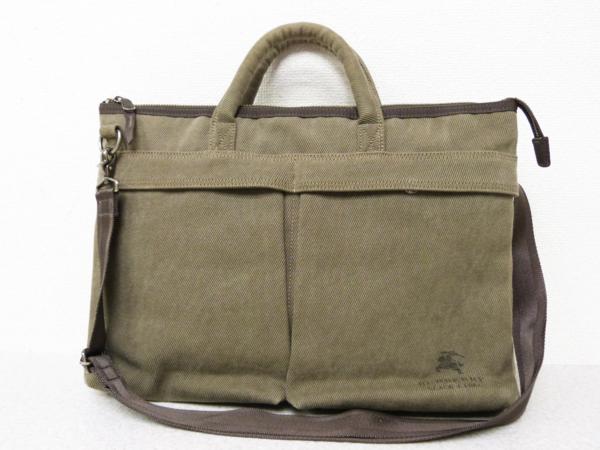 3015バーバリーブラックレーベル美品ビジネス書類カバンスト付き