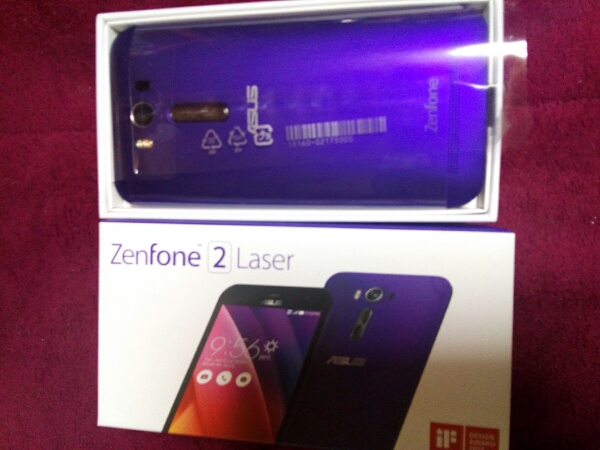 [美品]ASUS ZenFone 2 Laser Purple (ZE500KL-PUR) 4/15購入限定