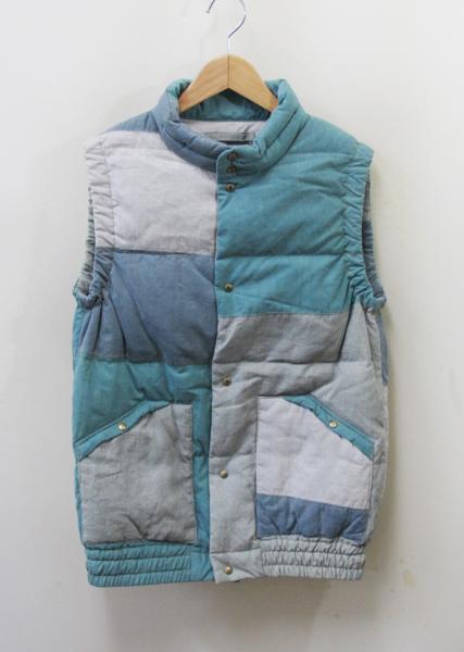 14ss visvim INSULATOR DOWN VEST FLUX PATCHWORK ダウンベスト