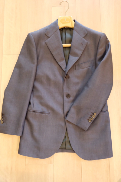 【美品】高級テイラー リベラノ&リベラノ グレースーツ