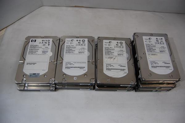 ●Seagate HDD 3.5inch SAS Cheetah 146GB 15K 中古9個セット