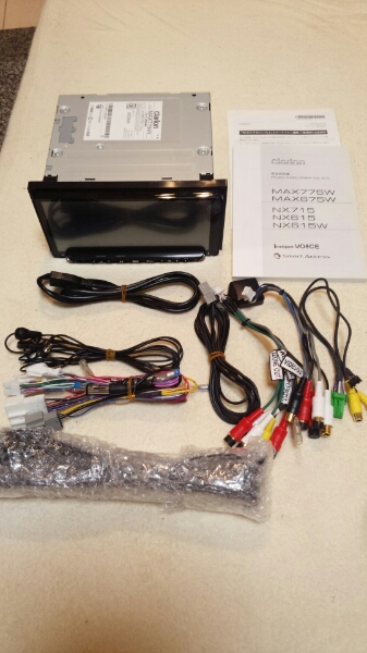Clarion クラリオン MAX775W メモリーナビ ジャンク品 クラリオン 7.7インチスーパーワイドナビ MAX775W 美品 クラリオンが