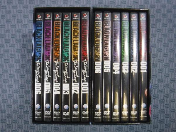 K342●ブラックラグーン BLACK LAGOON 1期＋2期 BOX付DVD全12巻