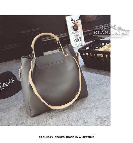 JJ09*新作*グレー*上品*大人デザイン*4スタイルレディースバッグ