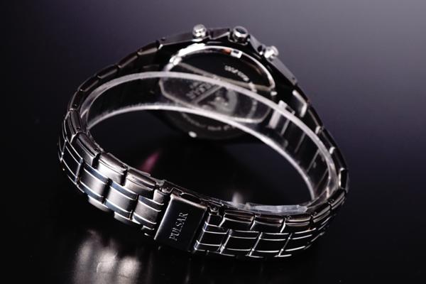 1円~輝きの黒HAMILTON/SEIKOセイコー腕時計PULSARパルサーIP加工_10