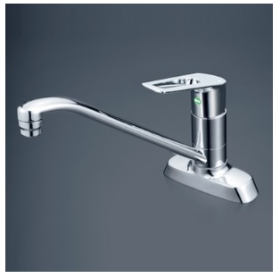 cKVK シングルレバー混合栓 KM5081TR2EC 102㎜ ミニキッチン 200