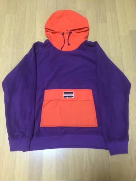 Supreme◆13AW/フリースプルオーバーパーカー L 3jsb