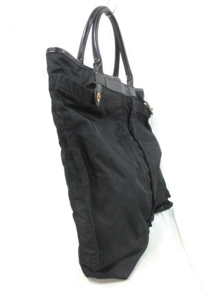 フェリージ ハンドバッグ 9237 黒 ナイロン×レザー Felisi