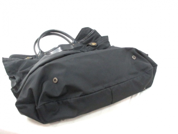 フェリージ ハンドバッグ 9237 黒 ナイロン×レザー Felisi