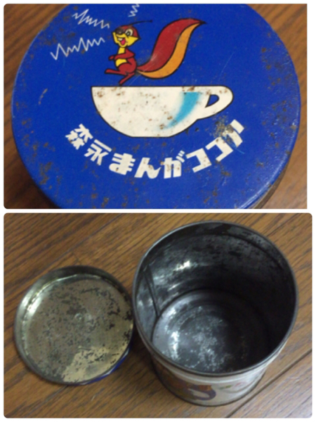 昭和レトロ 森永製菓 森永まんがココア 宇宙少年ソラン 空き缶