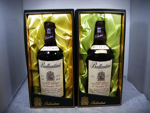 特級 バランタイン17年 750ml 43% 明治屋 正規品 2本セット