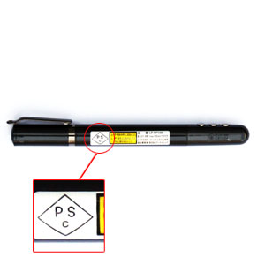 ★胸ポケットに収納、グリーンレーザーポインターLP-G350_4