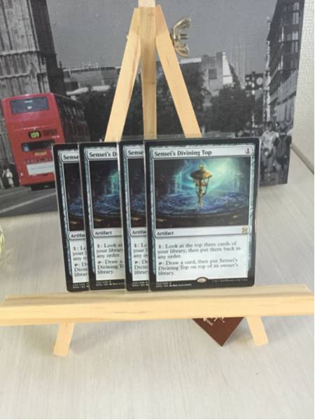 ☆師範の占い独楽☆英語4枚セット 師範の占い独楽 Divining MTG