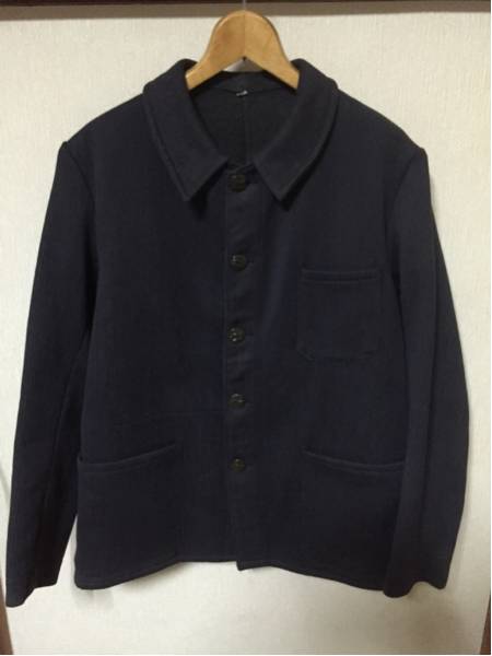 フランス 動物ボタンカバーオール ワークビンテージ50sピケ