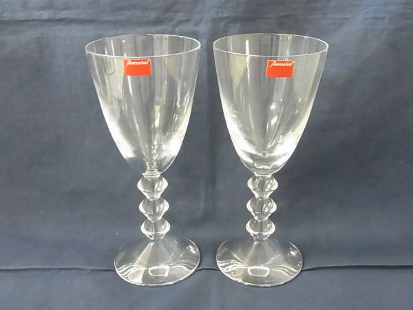 ■Baccarat バカラ■ベガ ワイングラス 2客/美品 1021