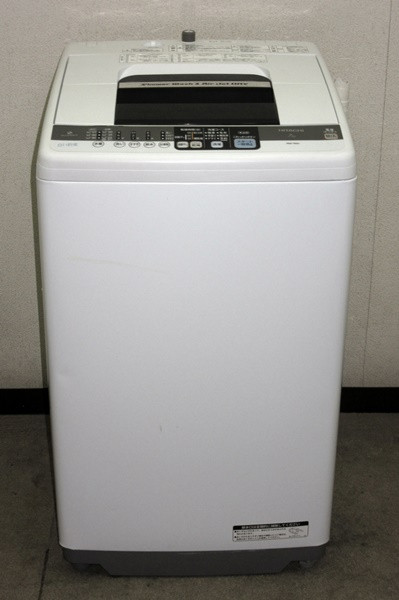 13年製日立★白い約束・エアジェットドライ★7kg洗濯機(6S91225)