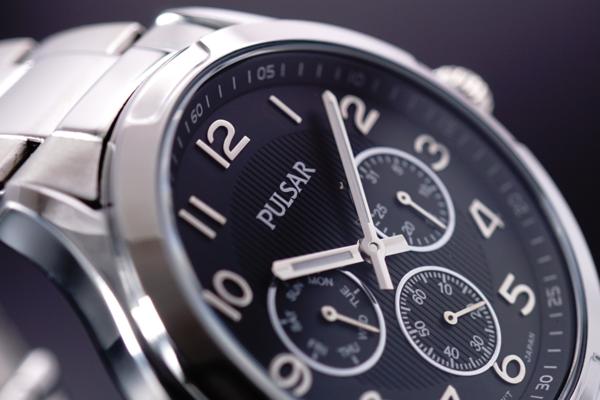 1円逆輸入HAMILTON米国SEIKOトラディショナルPULSAR腕時計クロノ_5