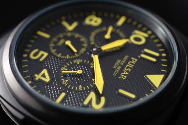 1円~新品SEIKOセイコー米国パルサーPULSAR本革100m防水腕時計_6