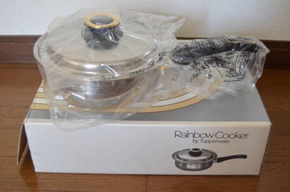 新品 タッパーウェア Tapperwere レインボークッカー 19cm片手鍋