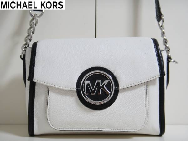 1円☆激安☆MICHAELKORSマイケルコースレザーショルダーバッグ☆