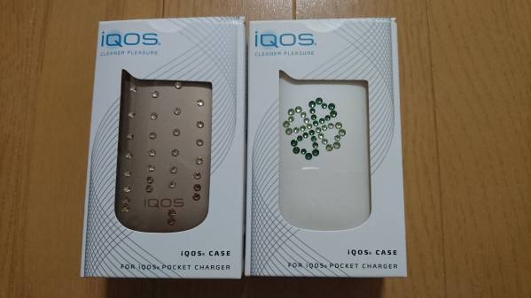 新品アイコス iQOS ケース シャンパンゴールド&ホワイトパール
