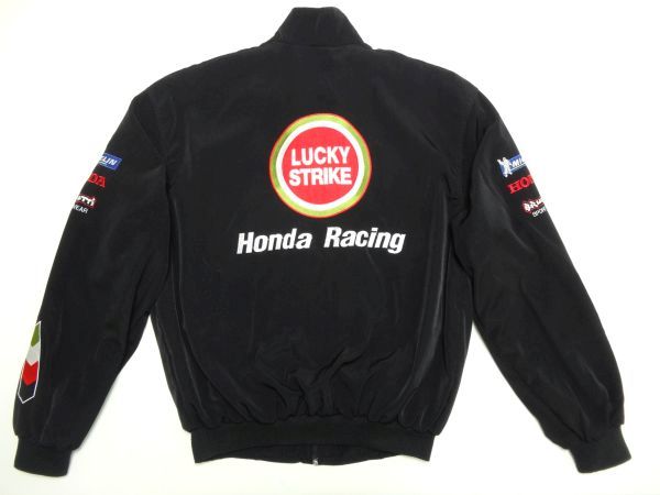 ☆ホンダ☆ジップジャケットXL/黒HONDAレーシングブルゾン