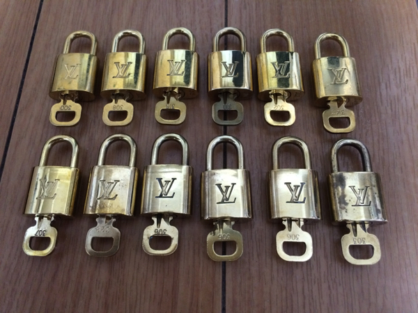 ヴィトン LOUIS VUITTON パドロック7個セット 南京錠 鍵 カデナ LOUIS パドロック カデナ 南京錠 ルイヴィトン VUITTON 鍵 ⁄ VUITTON
