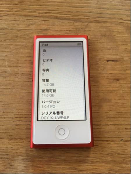 超大人気商品！！ iPod nano 第7世代 レッド 16GB アイポッドナノ