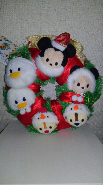 ツムツム　セット　クリスマスリース　サンタ　ドナルド　ミッキ
