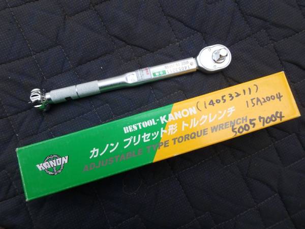 即決税込中古良KANONプリセット形トルクレンチN230QLK 7-23N・ｍ