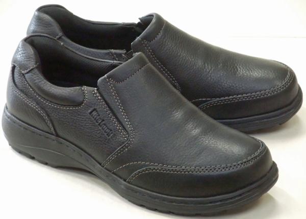 アシックス商事 ハイテラック134 本革スリッポン 黒 26.5㎝