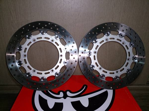 ★VMAX★298Фフロントブレーキディスクローター左右セット 美品