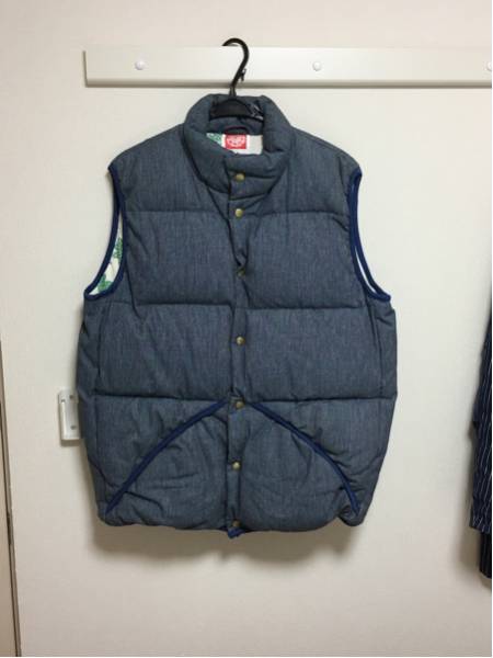 美品 THC Tokyo Hemp Connection ダウンベスト ヒッコリー レア☆TOKYO 