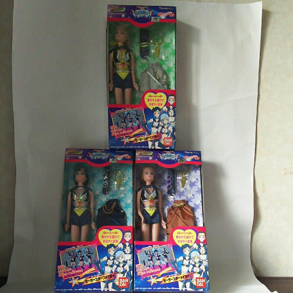 新品 当時未開封 セーラームーン スターズ ３体９６年バンダイ