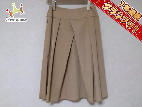 フォクシーニューヨーク スカート 38 レディース ライトブラウン