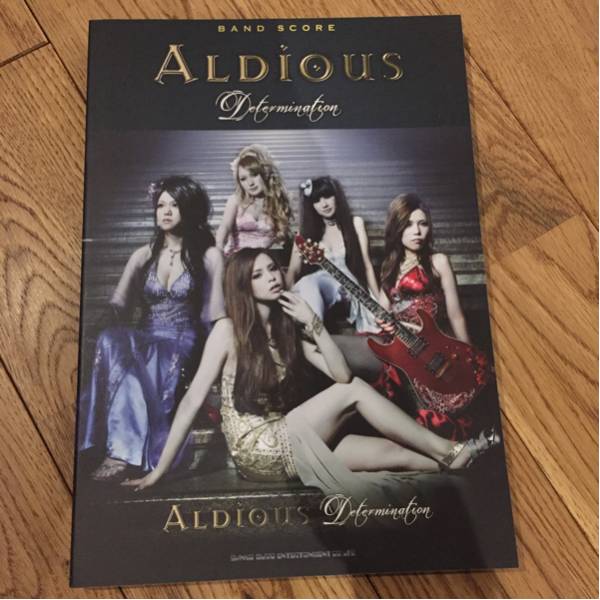 Aldious Determination バンドスコア 楽譜○バンドスコア Aldious「Determination」 希少 Aldious
