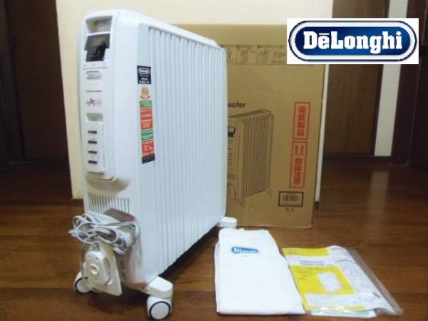 未使用品■デロンギオイルヒーターTDD0915W取説カバー箱付◆即決