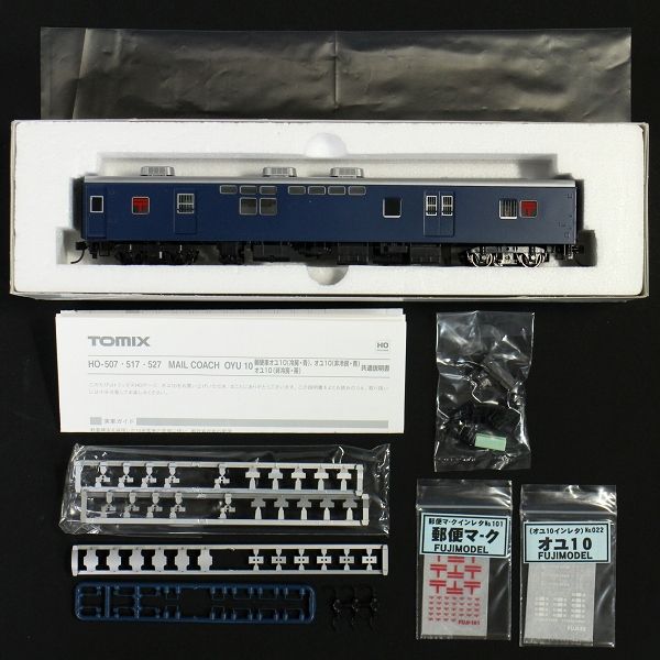 R815 TOMIX HO-507 郵便車 オユ10 (冷房・青) / 国鉄10系客車 □ TOMIX
