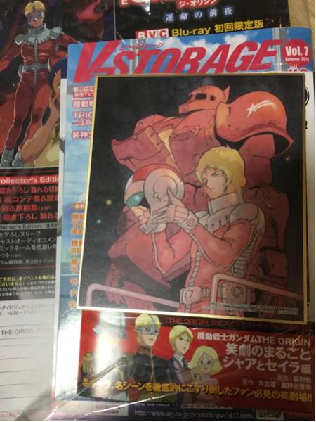 機動戦士ガンダムTHE ORIGIN Ⅳ運命の前夜イベント色紙 ポスター 機動