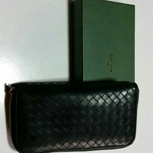 長財布 ブラック BOTTEGA VENETA 