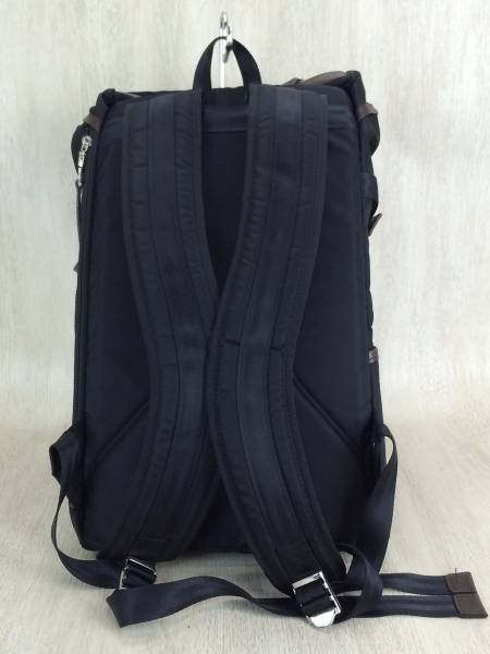 MASTERPIECE◇リュック/BLK/PVC/無地 MASTERPIECE◇リュック/BLK/PVC