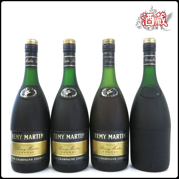 BN582◇1円～古酒◇レミーマルタン VSOP◇4本セット◇ラベル欠損