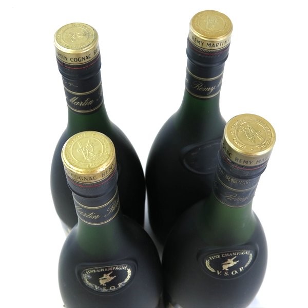 BN582◇1円～古酒◇レミーマルタン VSOP◇4本セット◇ラベル欠損
